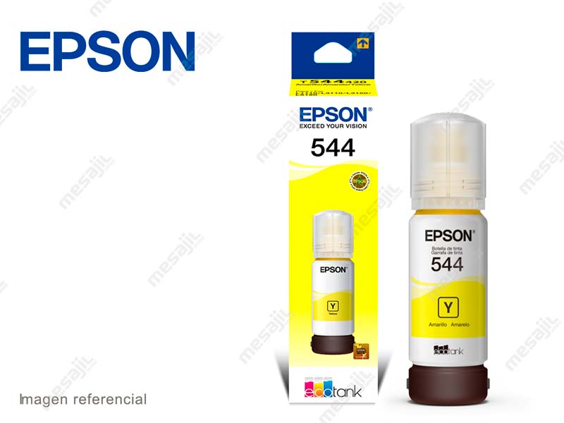 Botella de Tinta Epson T544420 Amarillo L1110/L3110/L3210/L3150/L3160/L5590  - Mesajil