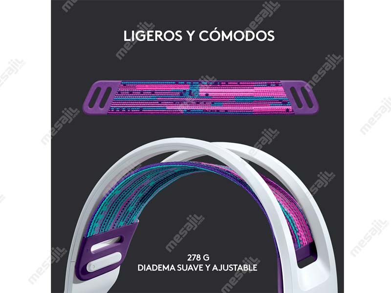 Audífono Logitech Headset G733 Wireless Gaming Lila – RYM Portátiles Perú