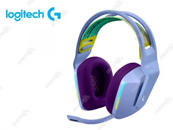 Audifono Gaming Logitech G G733 Lightspeed Wireless RGB Lilac