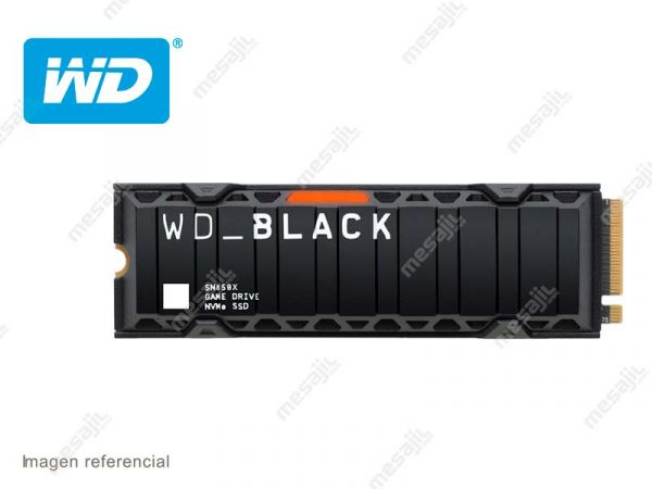 Disco Solido Interno M.2 2280 1TB Wester Digital Black SN850 PCI Express NVME SSD (WDS100T1X0E)