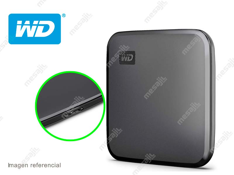 Golpe fuerte contar latitud Unidad SSD Externo Western Digital 1TB Elements SE USB 3.0 - Mesajil