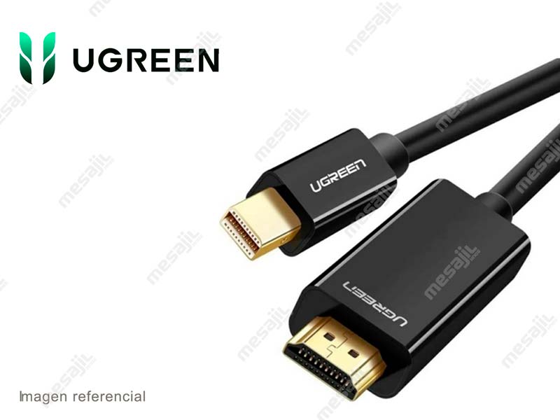 Cable UGREEN mini Displayport macho a HDMI 4K Macho 1.5m (20848) Negro -  Mesajil