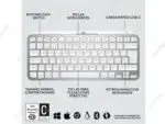 Teclado Logitech MX Keys Mini Wireless Pale Grey