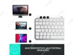 Teclado Logitech MX Keys Mini Wireless Pale Grey