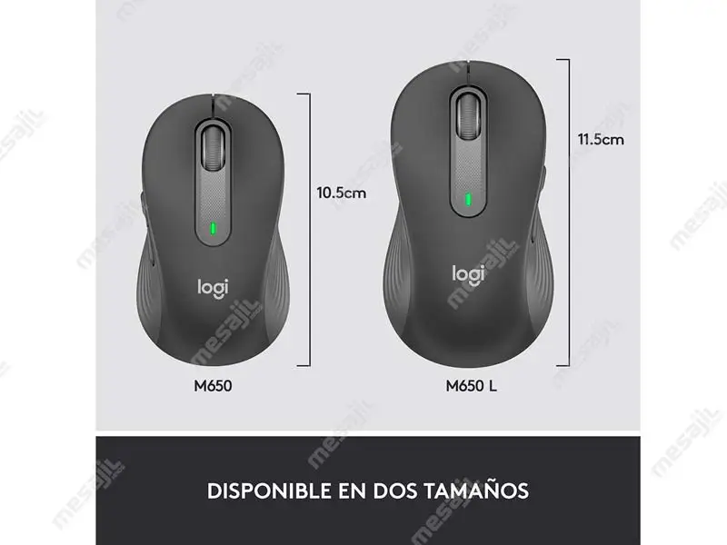 29964-2 Mouse Logitech Signature M650 Large Wireless Graphite