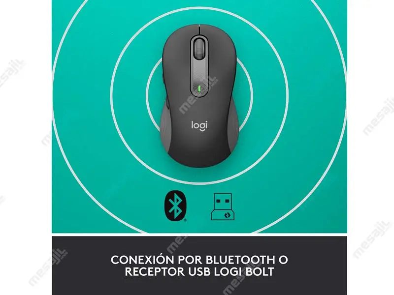 29964-3 Mouse Logitech Signature M650 Large Wireless Graphite