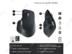 Mouse Logitech MX Master 3S 8K USB-C Wireless Grap