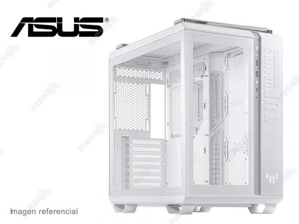 Case ASUS TUF Gaming GT502 Vidrio Templado Blanco/TG S/fuente