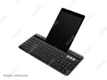 Teclado Targus Multi-Device Antimicrobiano Bluetooth con base para tableta o teléfono