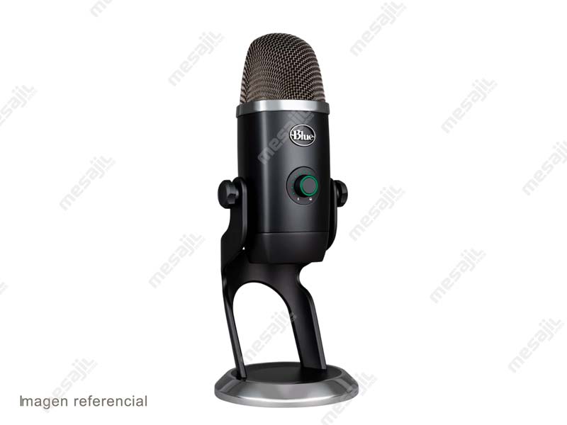 Microfono Blue Yeti X USB Streaming Cardiod/Omni Black - Mesajil