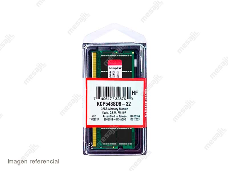 Memoria DDR5 Kingston 32GB 4800MHz SODIMM