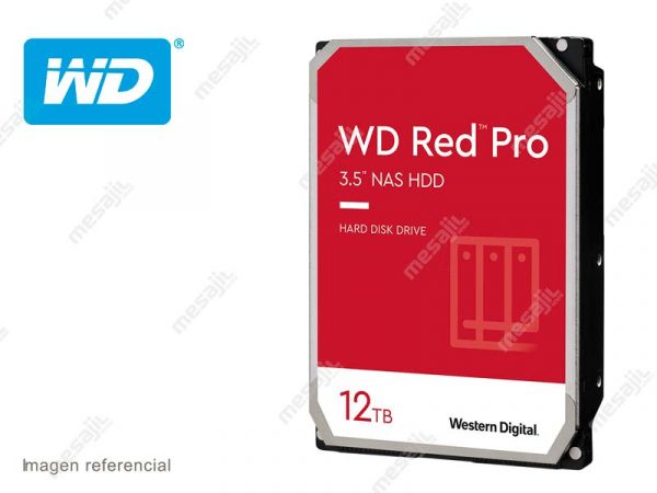 Disco Duro de 12TB Interno Western Digital Red Plus NAS SATA 3.5"