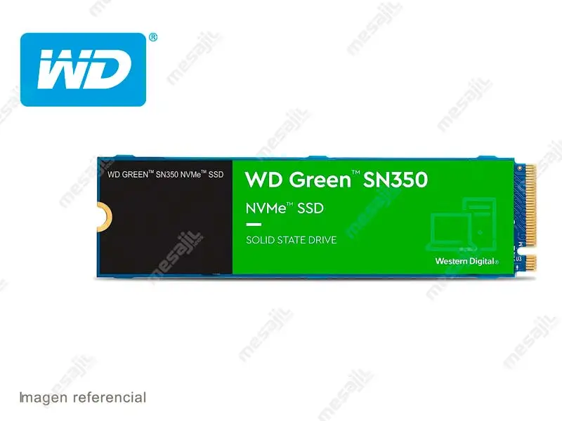 37020-2 Unidad SSD Interno M.2 Western Digital Green 500GB SN350 NVME PCIe