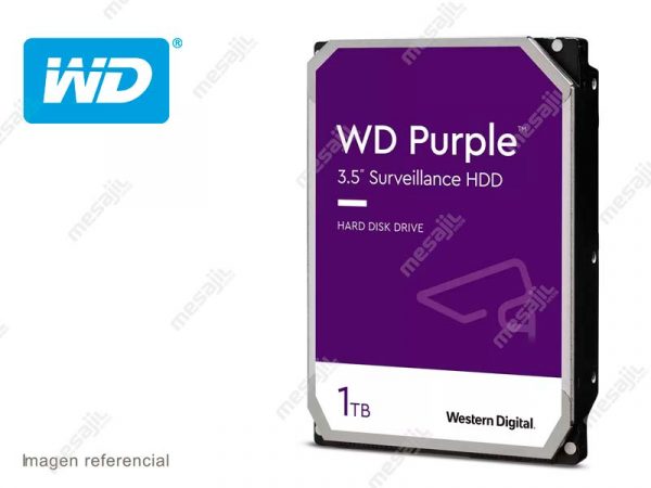 Disco Duro de 1TB Interno Western Digital Purple NVR SATA 3.5"