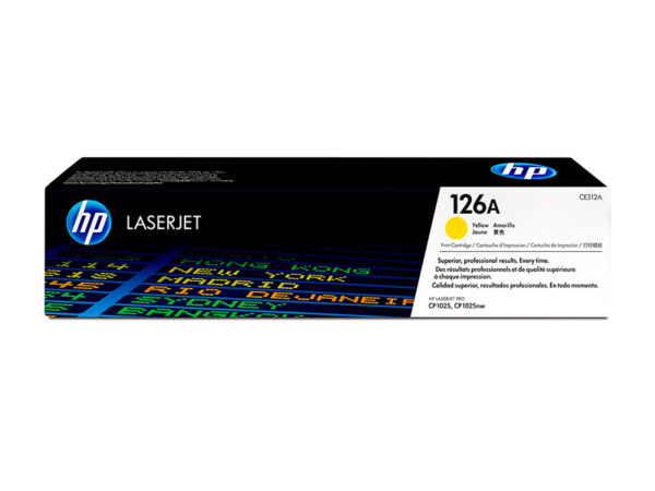 Toner HP 126A CE312A Amarillo CP1025nw/M175nw/M275nw