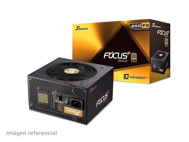 FUENTE DE ALIMENTACION ATX 850W SEASONIC FOCUS GX 850 - PC Montajes