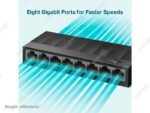 Switch TP-Link 8 Puertos LS1008G 10/100/1000 Mbps