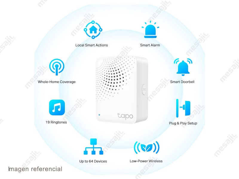 Hub Inteligente Con Alarma Tp-link Tapo H100 V1 Blanco - Mesajil