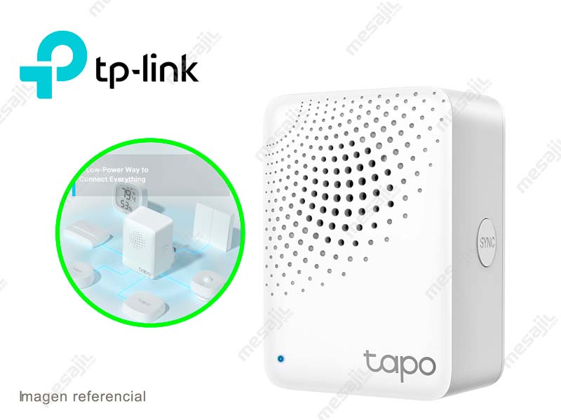 Hub  TP-Link Tapo H100, Hasta 64 dispositivos, Con alarma, Blanco