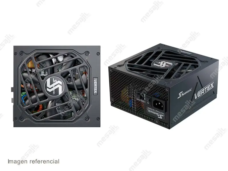 37103-1 Fuente Seasonic Vertex GX-1000 Watts Gold 80 Plus Modular, ATX3.0 , PCIE 5.0 (12102GXAFS)