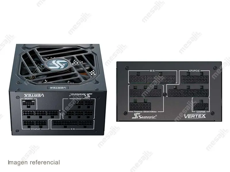 37103-2 Fuente Seasonic Vertex GX-1000 Watts Gold 80 Plus Modular, ATX3.0 , PCIE 5.0 (12102GXAFS)