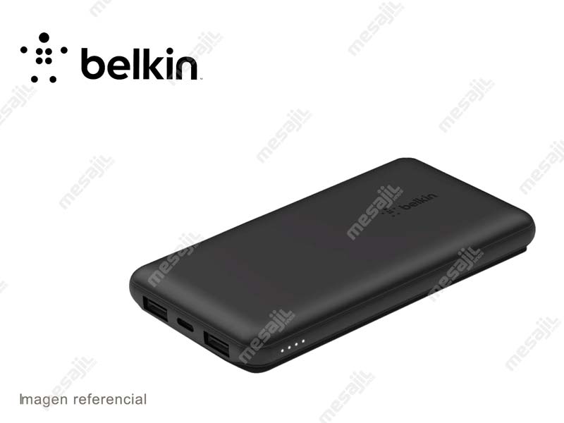 Cargador Portatil Belkin Power Bank 10k 10000mAh /15W USB-C/ 2x12W USB -  Mesajil