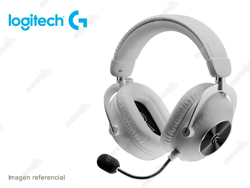 Audifono Gaming Logitech G PRO X 2 Wireless Lightspeed Bluetooth 3.5 mm  White - Mesajil