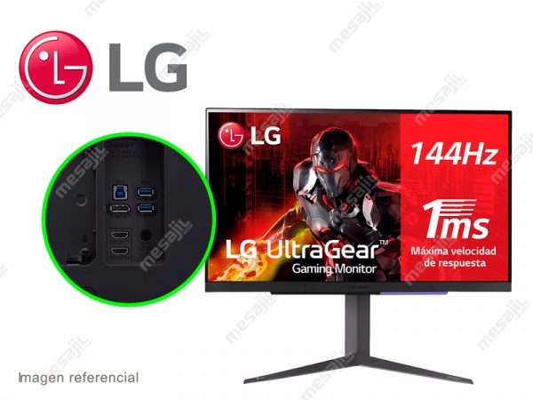 Monitor Gaming LG 27GR93U-B 26.5" 4K UHD 144Hz/IPS/1ms