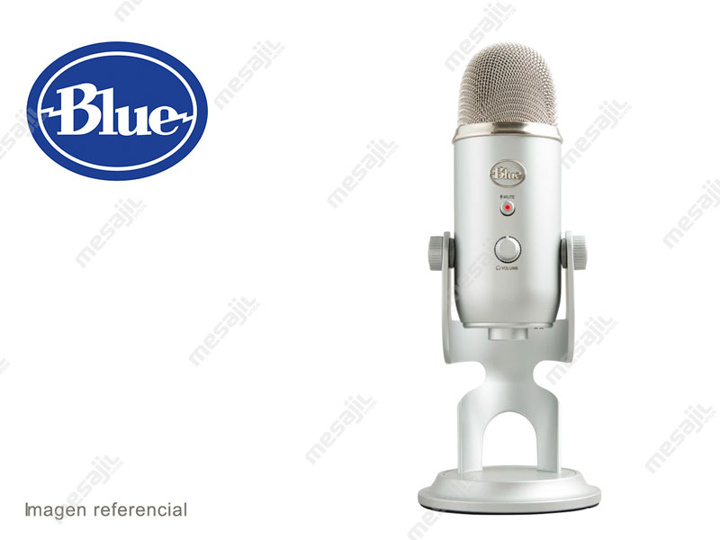 Microfono Blue Yeti Nano de condensador alambrico USB Silver - Coimprit