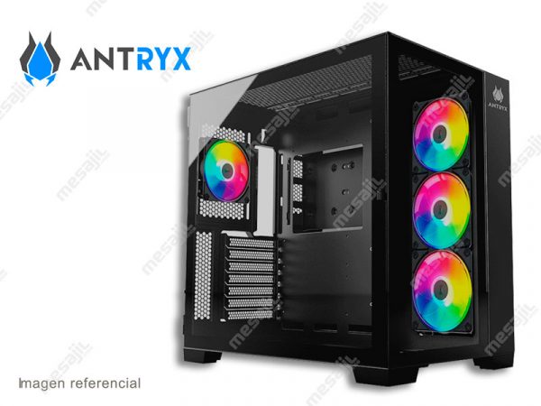 Case Antryx FX900 Fan X4 RGB USB-C Negro