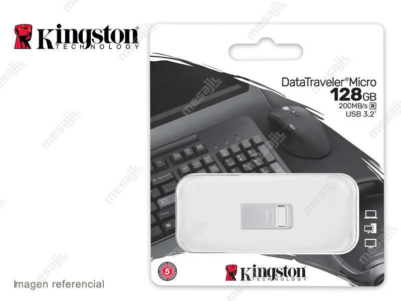 Memoria USB 3.2 128GB Kingston DT MICRO Ultra Slim - Mesajil