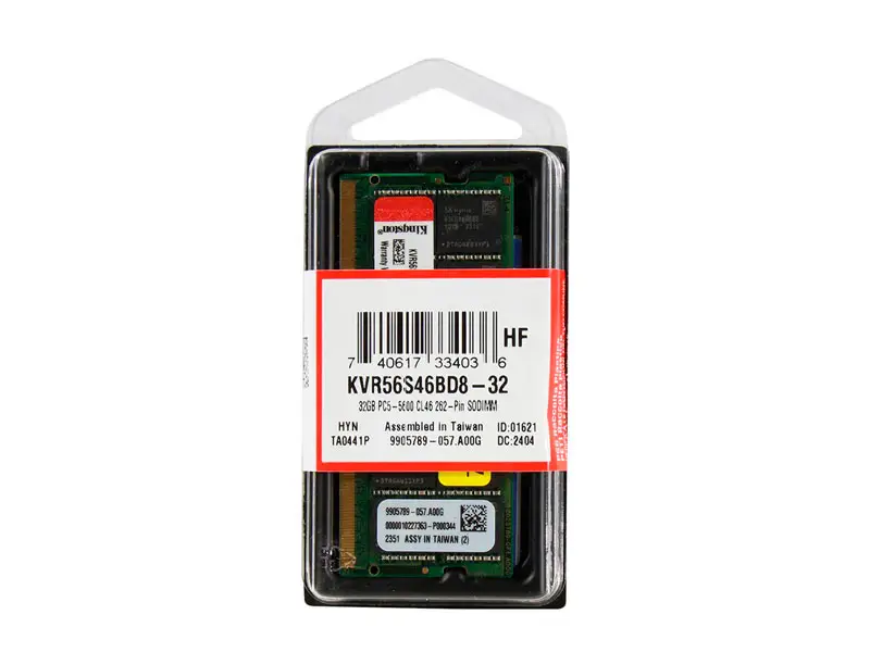 Memoria DDR5 Kingston 32GB