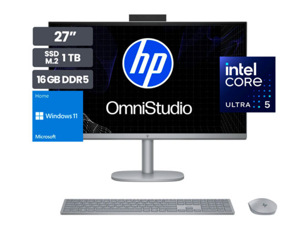 All In One HP OmniStudio X CS0252LA Core Ultra 5 125H 16GB DDR5/SSD1TB M.2/27" FHD W11 home