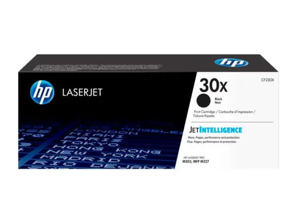 Toner HP 30X CF230X Negro M203DW/M227FDW
