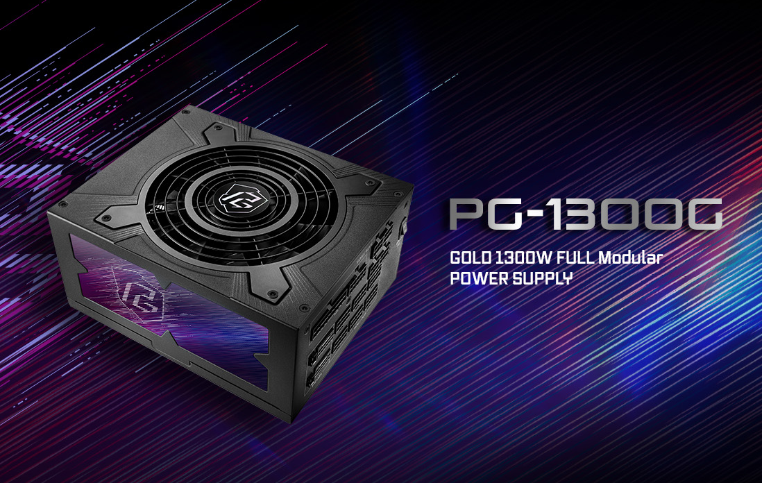 Fuente ASRock 1300W PG-1300G 80 Plus Gold ATX Modular FULL