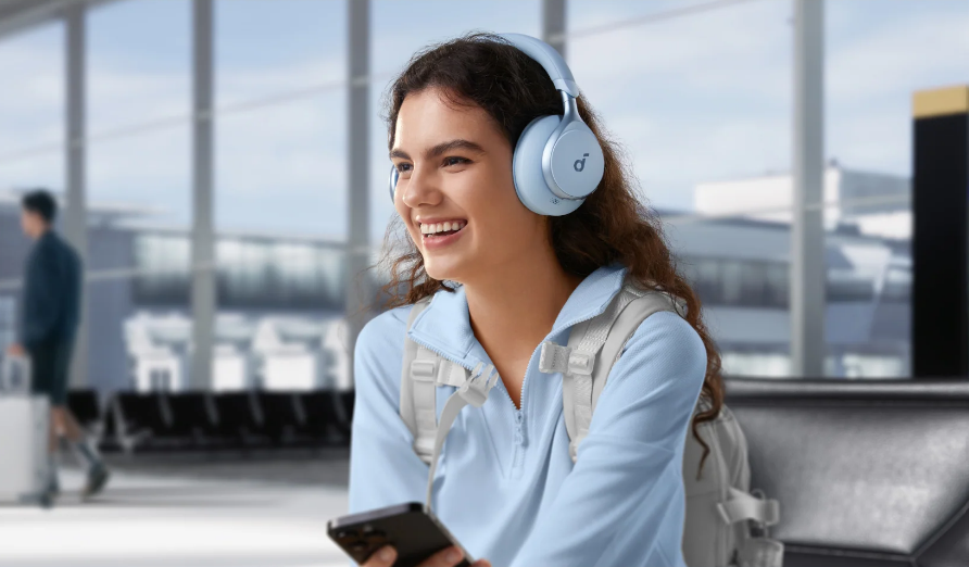 Audífono Soundcore Space One Bluetooth v5.3 55Hr 20Hz (A3035Z31) Azul