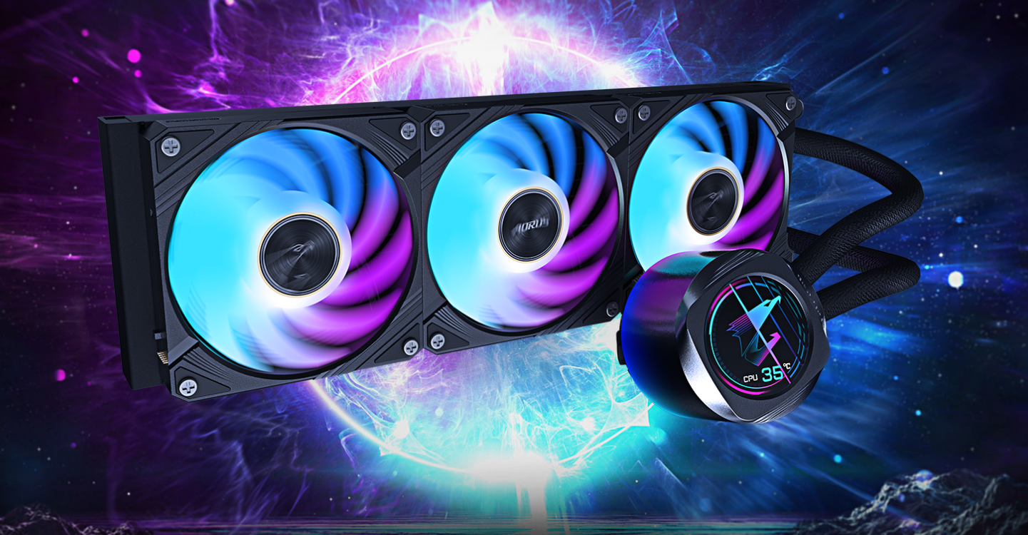 Cooler CPU Gigabyte Aorus Waterforce X II 360 ICE ARGB Refrigeración Líquida Negro