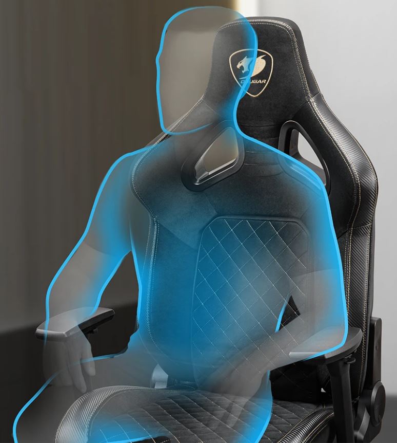 Silla Gaming Cougar Armor Titan Pro V2 Gold